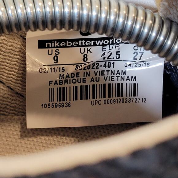 Nike Roshe LD-1000 Mens Size 9 Obsidian Blue Sneakers Shoes 802022-401 - Picture 10 of 10